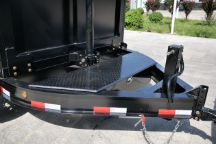 The main girder is an 8" x 4" I beam frame, integrally formed as one piece